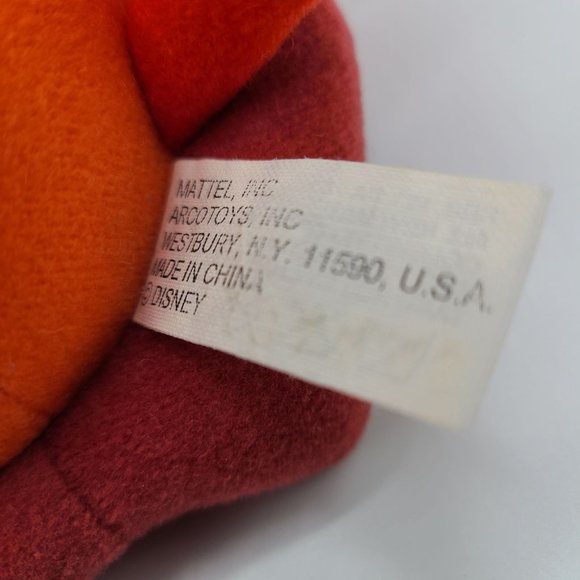 Vintage Sebastian Crab Little Mermaid Collectable Fun Stuffed Animal Adorable - Picture 5 of 5